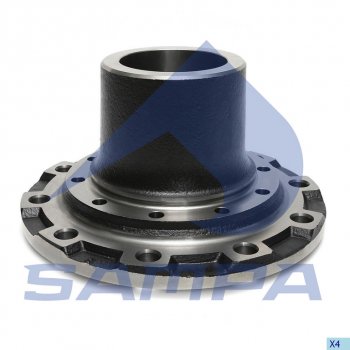 Ступица SCANIA 4 series передняя (без подшипника) SAMPA SAMPA 040.490