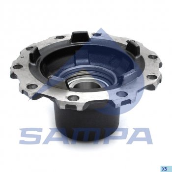 Ступица SCANIA передняя (с подшипниками) SAMPA SAMPA 040.4911
