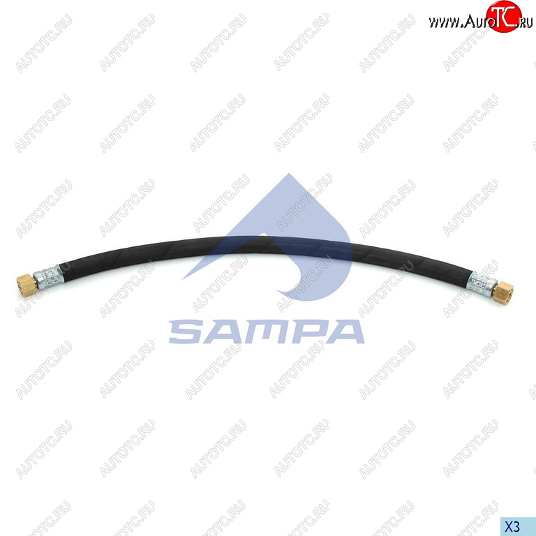 1 799 р. Шланг тормозной SCANIA P,G,R,T series SAMPA SAMPA 041.193  с доставкой в г. Пермь