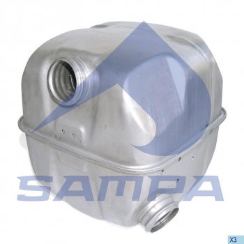 16 099 р. Глушитель SCANIA P,R series средняя часть SAMPA SAMPA 041.231  с доставкой в г. Пермь. Увеличить фотографию 1