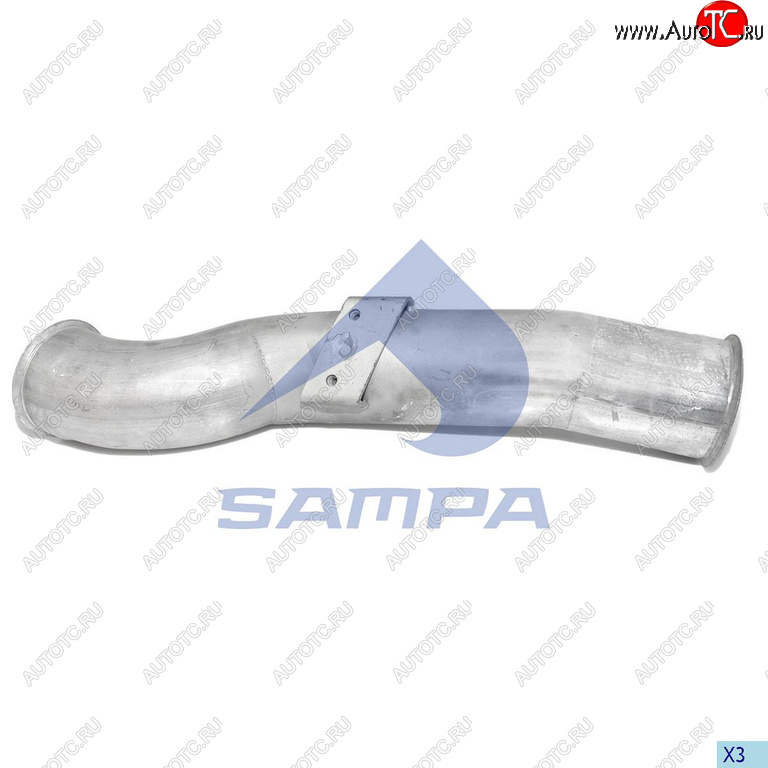 5 999 р. Труба выхлопная глушителя SCANIA SAMPA SAMPA 041.243  с доставкой в г. Пермь