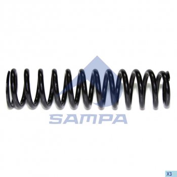 979 р. Пружина SCANIA амортизатора кабины SAMPA SAMPA 041.284  с доставкой в г. Пермь. Увеличить фотографию 1