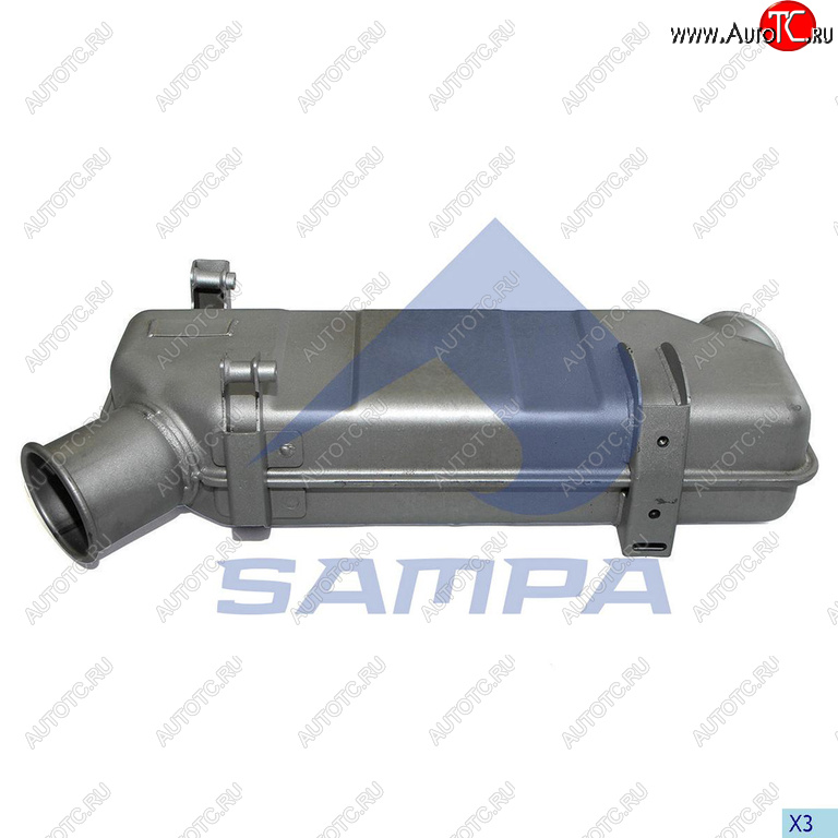 11 849 р. Глушитель SCANIA P,R,T series SAMPA SAMPA 041.380  с доставкой в г. Пермь