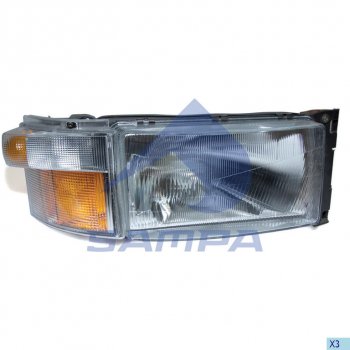 5 899 р. Фара SCANIA 4 series правая SAMPA SAMPA 042.057  с доставкой в г. Пермь. Увеличить фотографию 1