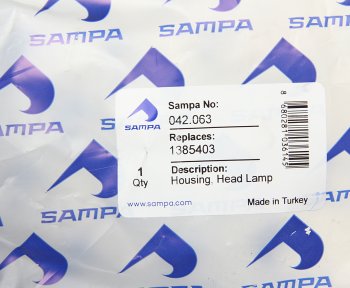 1 479 р. Рамка SCANIA P,G,R,T series фары правая SAMPA SAMPA 042.063  с доставкой в г. Пермь. Увеличить фотографию 4