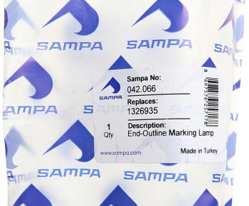 449 р. Фонарь габаритный SCANIA 4 series на крышу (белый) SAMPA SAMPA 042.066  с доставкой в г. Пермь. Увеличить фотографию 4