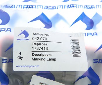 919 р. Фонарь габаритный SCANIA 4 series желтый светодиодный (патрон овальный) SAMPA SAMPA 042.070  с доставкой в г. Пермь. Увеличить фотографию 3
