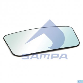 Элемент зеркальный SCANIA 124,144,P,R,T series с подогревом SAMPA SAMPA 042.105