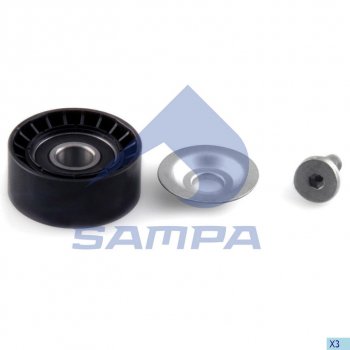 799 р. Ролик приводного ремня SCANIA P,G,R,T series обводной SAMPA SAMPA 042.273  с доставкой в г. Пермь. Увеличить фотографию 1
