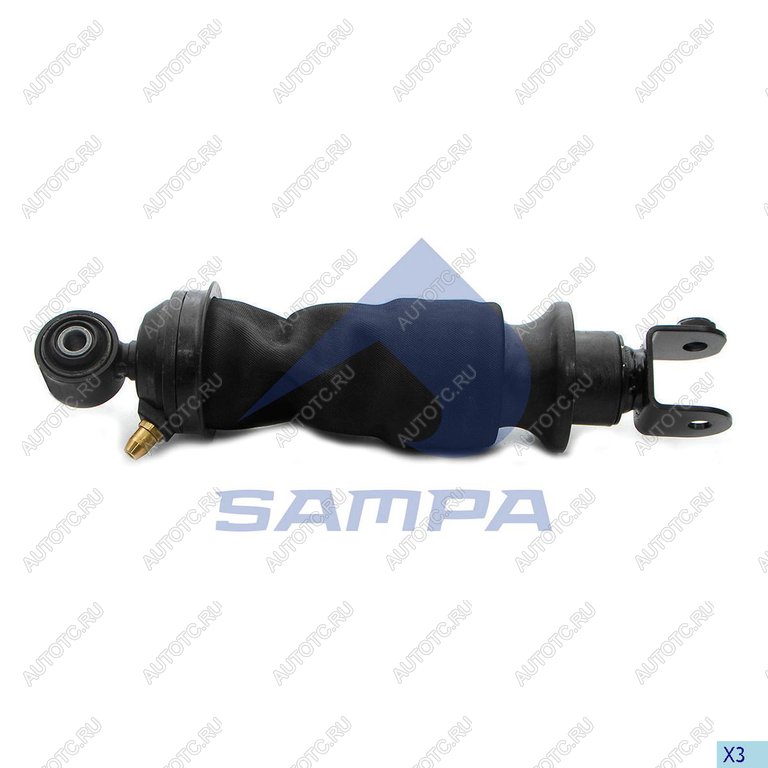 4 299 р. Амортизатор SCANIA кабины передний (пневмо) SAMPA SAMPA 043.113-01  с доставкой в г. Пермь