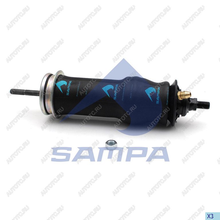 2 439 р. Амортизатор SCANIA кабины (пневмо) (212304 II) в сборе SAMPA SAMPA 043.144-01  с доставкой в г. Пермь