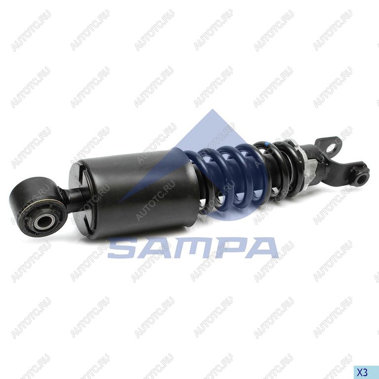 3 299 р. Амортизатор SCANIA кабины задний SAMPA SAMPA 043.161-01  с доставкой в г. Пермь