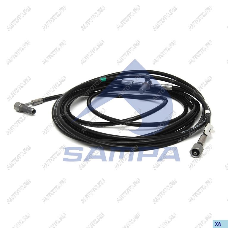 7 949 р. Шланг SCANIA P,G,R,T series подъема кабины SAMPA SAMPA 043.296  с доставкой в г. Пермь