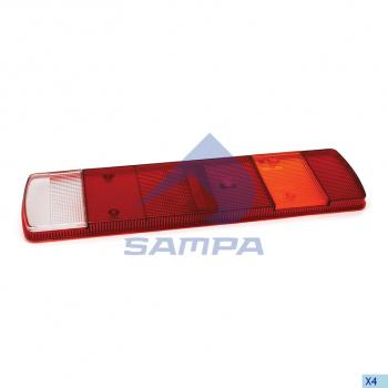 719 р. Рассеиватель DAF VOLVO FH12 SCANIA 4 series фонаря заднего левогоправого SAMPA SAMPA 043.467  с доставкой в г. Пермь. Увеличить фотографию 1