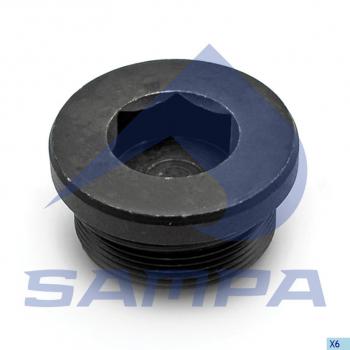 719 р. Пробка SCANIA P,G,R,T редуктора заднегосреднего моста магнитная SAMPA SAMPA 043.474  с доставкой в г. Пермь. Увеличить фотографию 1