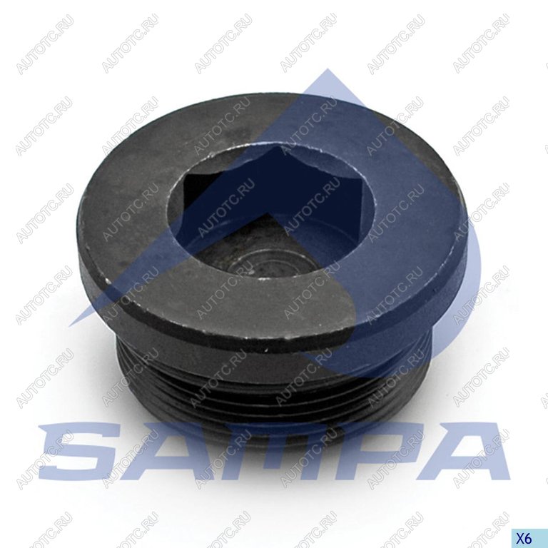 719 р. Пробка SCANIA P,G,R,T редуктора заднегосреднего моста магнитная SAMPA SAMPA 043.474  с доставкой в г. Пермь