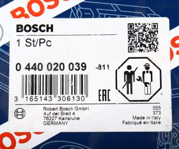 12 249 р. Насос топливный RENAULT OPEL низкого давления шестеренчатый BOSCH BOSCH 0440020039  с доставкой в г. Пермь. Увеличить фотографию 3