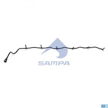 2 759 р. Трубка SCANIA P,G,R,T series системы охлаждения (для прокачки) SAMPA SAMPA 044.173  с доставкой в г. Пермь. Увеличить фотографию 1