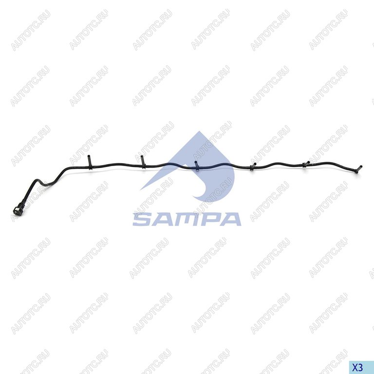 2 759 р. Трубка SCANIA P,G,R,T series системы охлаждения (для прокачки) SAMPA SAMPA 044.173  с доставкой в г. Пермь