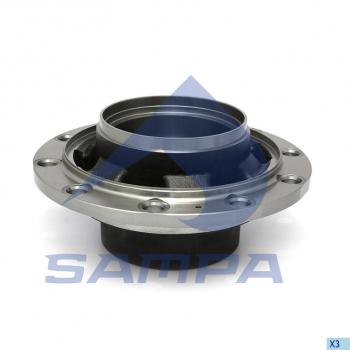 Ступица SCANIA 4,P,R series задняя (без подшипника) SAMPA SAMPA 044.256