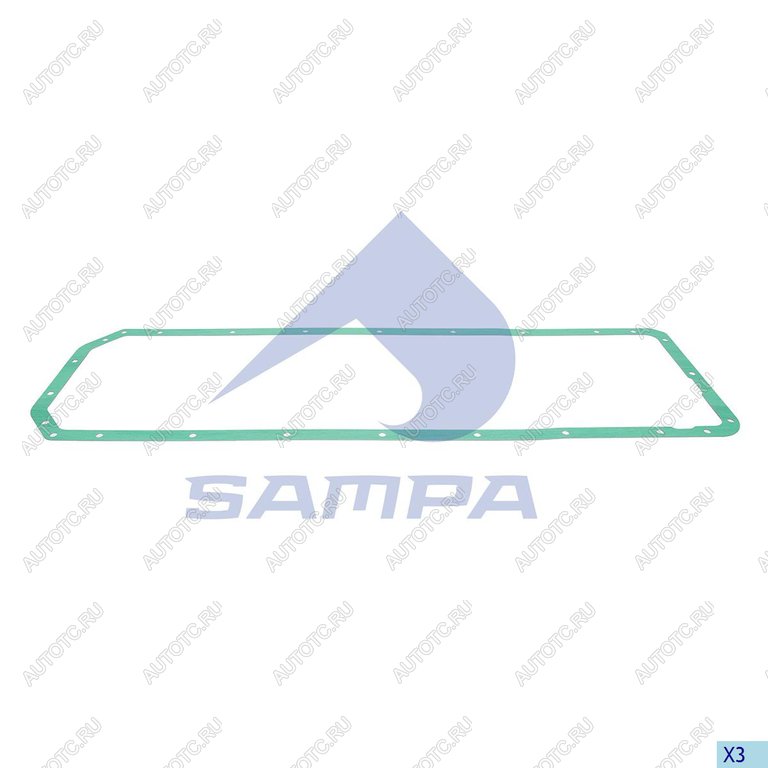 989 р. Прокладка SCANIA 4,G,P,R,T поддона масляного SAMPA SAMPA 044.395  с доставкой в г. Пермь