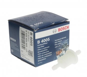 319 р. Фильтр топливный отопителя автономного (с штуцерами) BOSCH BOSCH 0450904005  с доставкой в г. Пермь. Увеличить фотографию 1