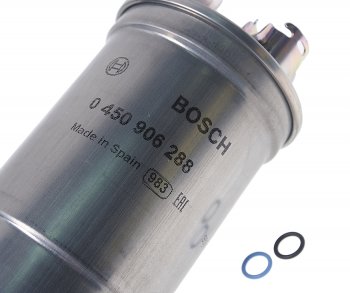 1 999 р. Фильтр топливный VW AUDI A4 (00-08) SKODA (1.9/2.0 TDI) FIAT Punto (94-99) (1.7 TD) BOSCH BOSCH 0450906374 BOSCH 0450906374  с доставкой в г. Пермь. Увеличить фотографию 2