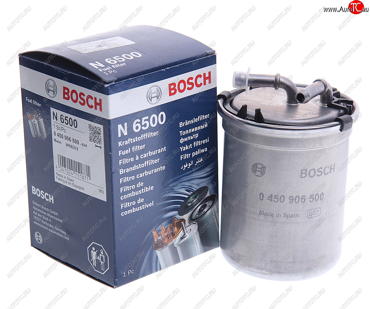 1 889 р. Фильтр топливный VW AUDI SEAT SKODA BOSCH BOSCH 0450906500  с доставкой в г. Пермь