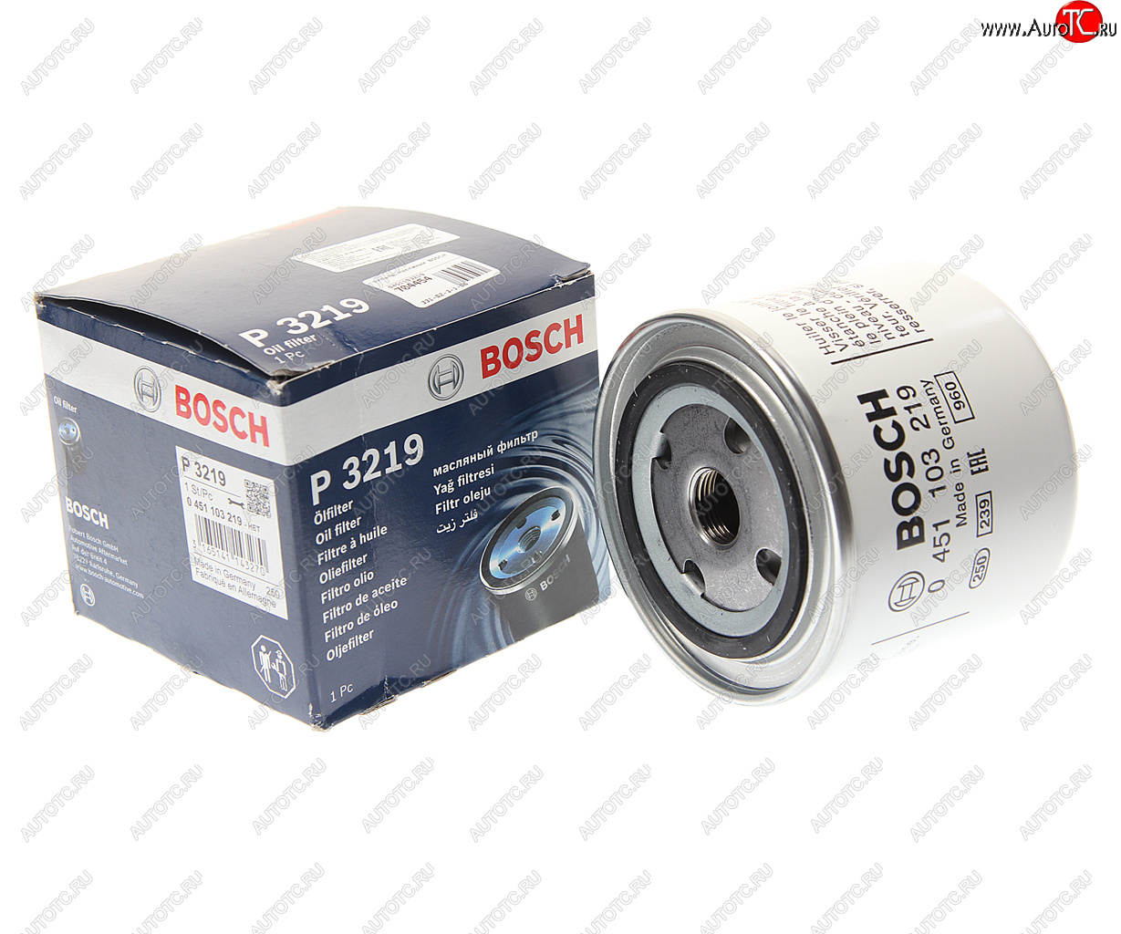 619 р. Фильтр масляный BOSCH BOSCH 0451103219  с доставкой в г. Пермь