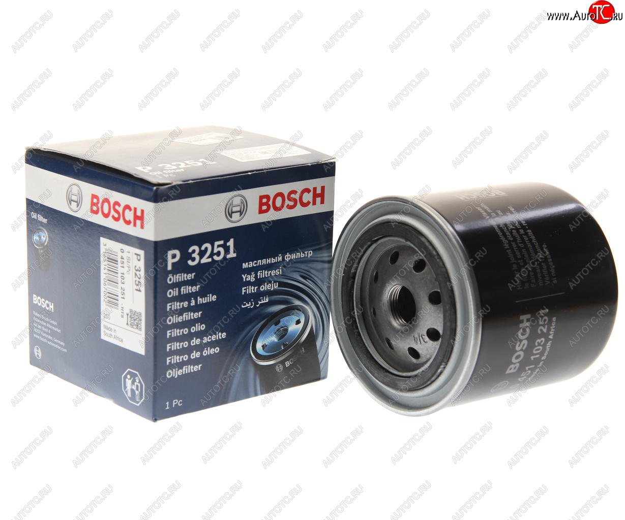 679 р. Фильтр масляный NISSAN Navara,Pathfinder,X-Trail BOSCH BOSCH 0451103251  с доставкой в г. Пермь