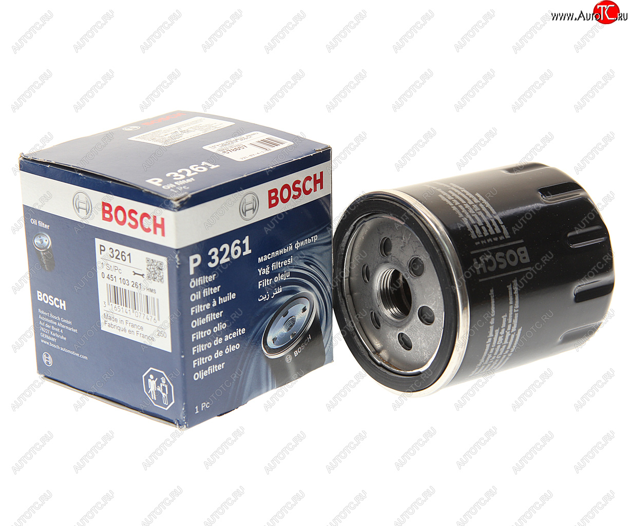 539 р. Фильтр масляный RENAULT Laguna 2 BOSCH BOSCH 0451103261  с доставкой в г. Пермь