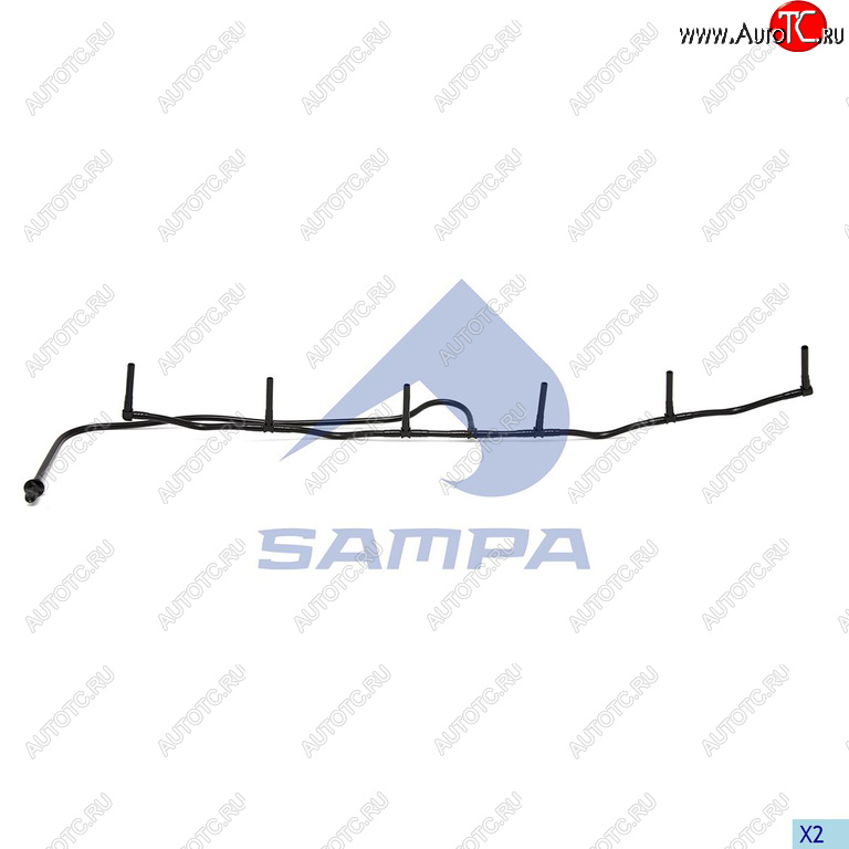 2 259 р. Трубка топливная SCANIA P,G,R,T series (для прокачки) SAMPA SAMPA 045.198  с доставкой в г. Пермь
