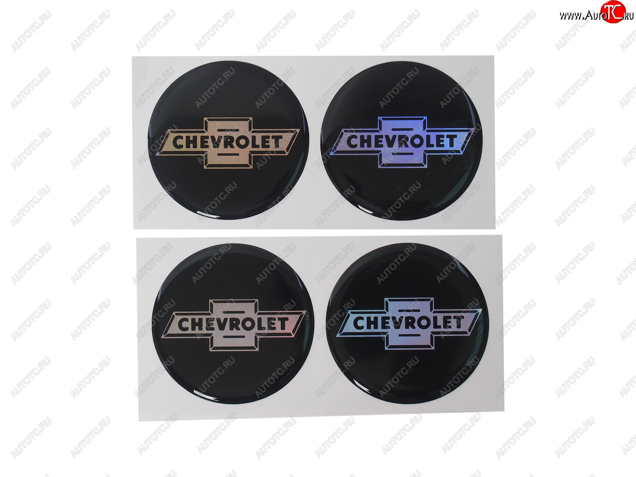 264 р. Эмблема диска колесного CHEVROLET (6см) комплект 4шт. AUTOSTICKERS 04684041728  с доставкой в г. Пермь