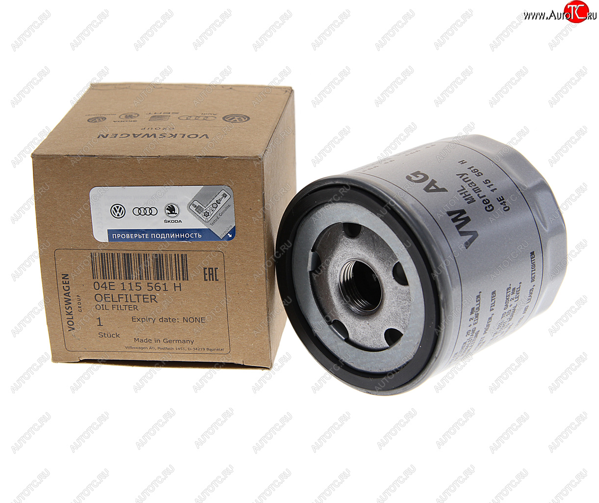 1 199 р. Фильтр масляный VW Golf (12-),Polo (12-) AUDI A3 (12-) SEAT Leon SKODA Octavia OE VAG 04e115561h  с доставкой в г. Пермь