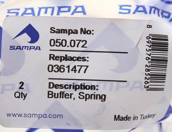 159 р. Отбойник DAF рессоры SAMPA SAMPA 050.072  с доставкой в г. Пермь. Увеличить фотографию 3