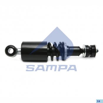 3 799 р. Амортизатор DAF CF65,75,85 кабины передний SAMPA SAMPA 050.207-01  с доставкой в г. Пермь. Увеличить фотографию 1