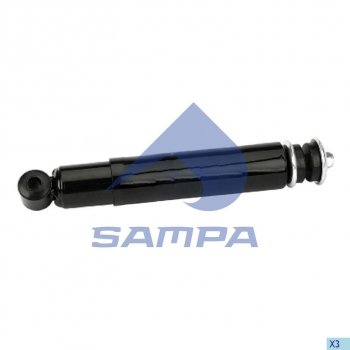 4 199 р. Амортизатор DAF CF85,95XF,XF95,105 передний (387637 16x69 20x50 IO) SAMPA SAMPA 050.214-01  с доставкой в г. Пермь. Увеличить фотографию 1