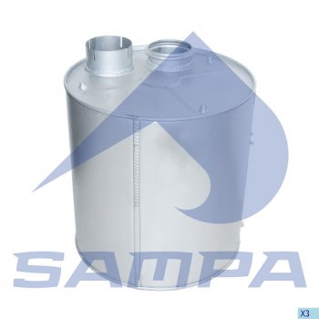 16 899 р. Глушитель DAF 95XF SAMPA SAMPA 050.450  с доставкой в г. Пермь. Увеличить фотографию 1