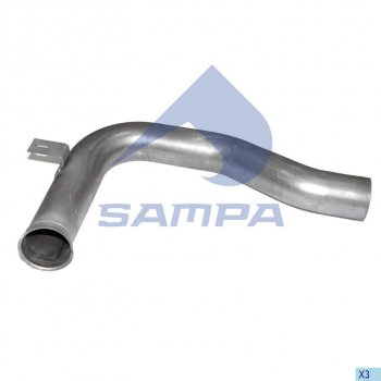 6 849 р. Труба приемная глушителя DAF 95XF SAMPA SAMPA 050.466  с доставкой в г. Пермь. Увеличить фотографию 1