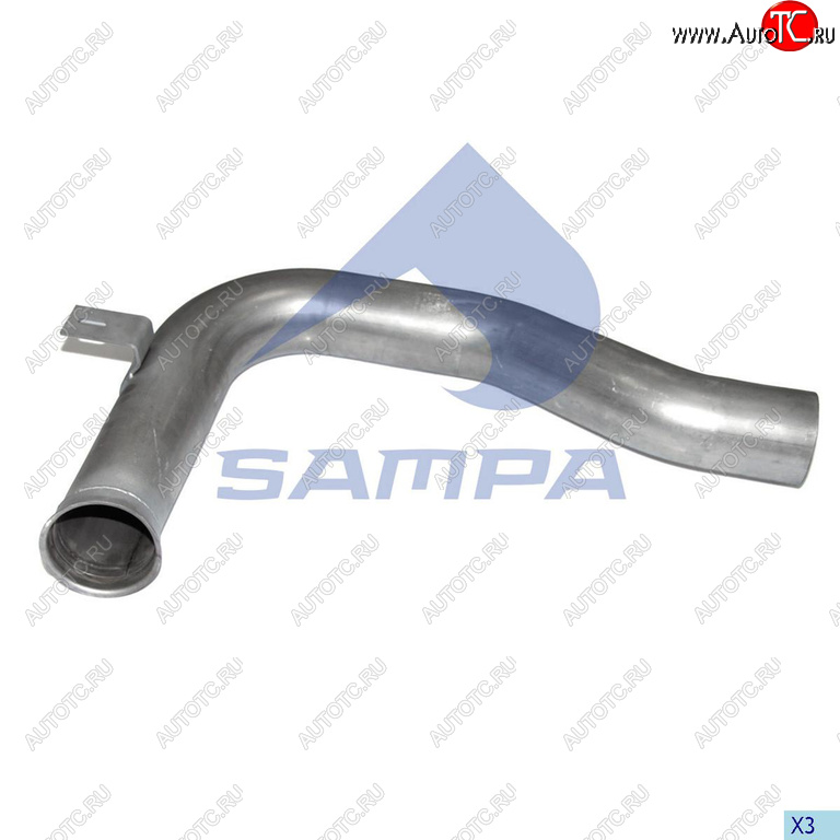 6 849 р. Труба приемная глушителя DAF 95XF SAMPA SAMPA 050.466  с доставкой в г. Пермь
