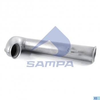 6 999 р. Труба приемная глушителя DAF CF 75 (01-) SAMPA SAMPA 050.486  с доставкой в г. Пермь. Увеличить фотографию 1