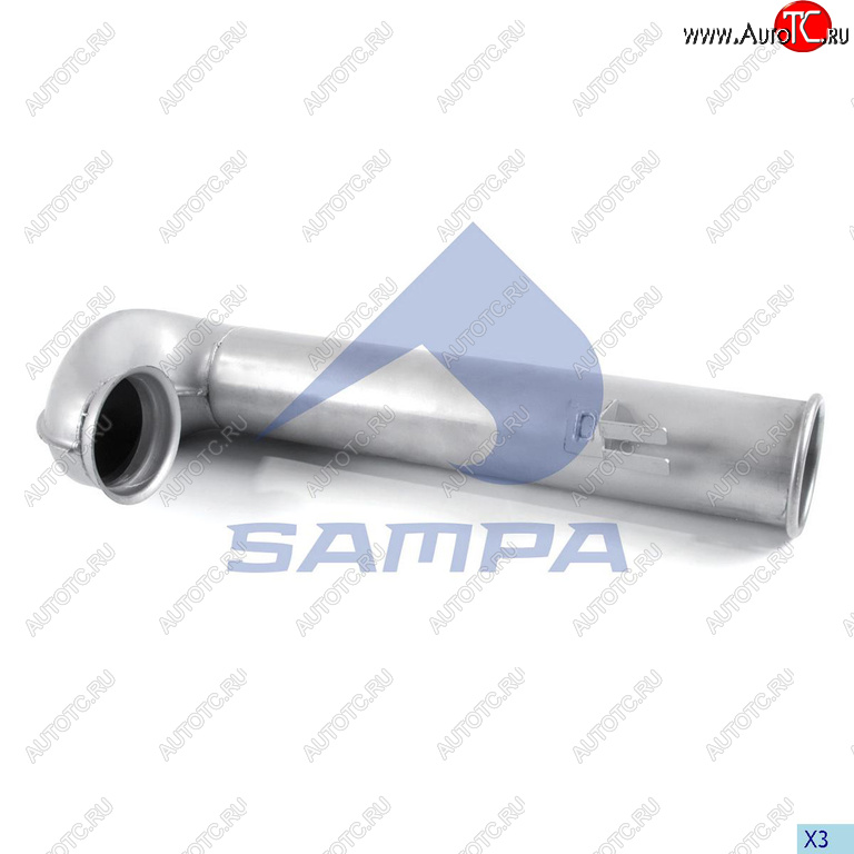 6 999 р. Труба приемная глушителя DAF CF 75 (01-) SAMPA SAMPA 050.486  с доставкой в г. Пермь
