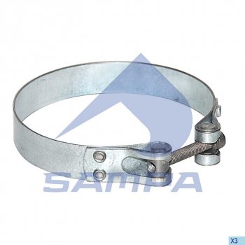 669 р. Хомут глушителя DAF (d=128-132) SAMPA SAMPA 050.488  с доставкой в г. Пермь. Увеличить фотографию 1