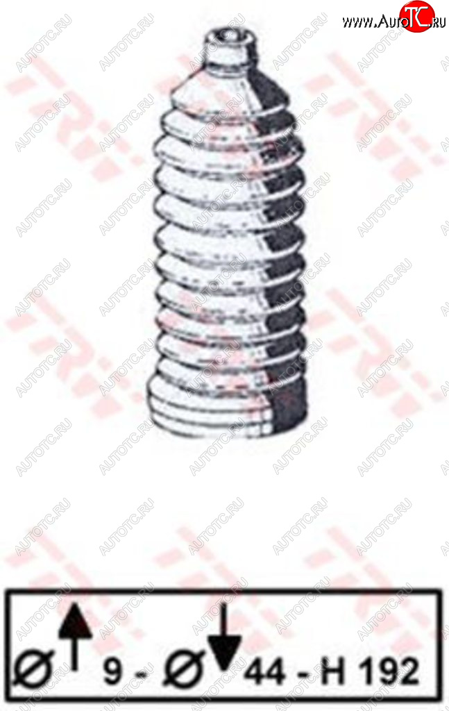 389 р. Пыльник VW Passat (88-) рейки рулевой (без хомутов) FEBI FEBI 05067  с доставкой в г. Пермь