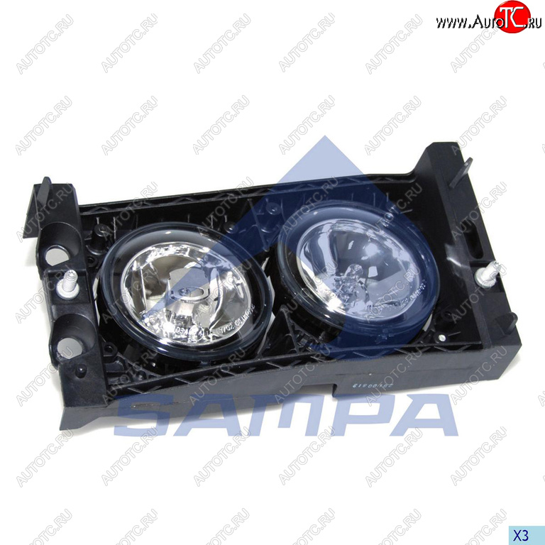 3 689 р. Фара противотуманная DAF XF95,CF65,CF75,CF85,LF45,LF55 правая SAMPA SAMPA 051.087  с доставкой в г. Пермь