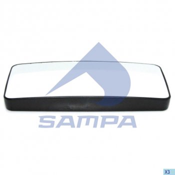 1 189 р. Элемент зеркальный DAF XF,CF MAN F2000 левыйправый с подогревом SAMPA SAMPA 051.118  с доставкой в г. Пермь. Увеличить фотографию 4