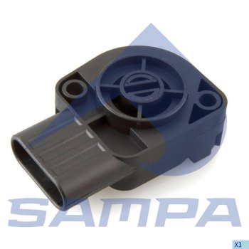 1 359 р. Датчик DAF CF85,75,XF105 положения педали газа SAMPA SAMPA 051.137  с доставкой в г. Пермь. Увеличить фотографию 1