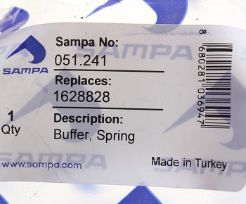 339 р. Отбойник DAF CF,XF рессоры задней SAMPA SAMPA 051.241  с доставкой в г. Пермь. Увеличить фотографию 3