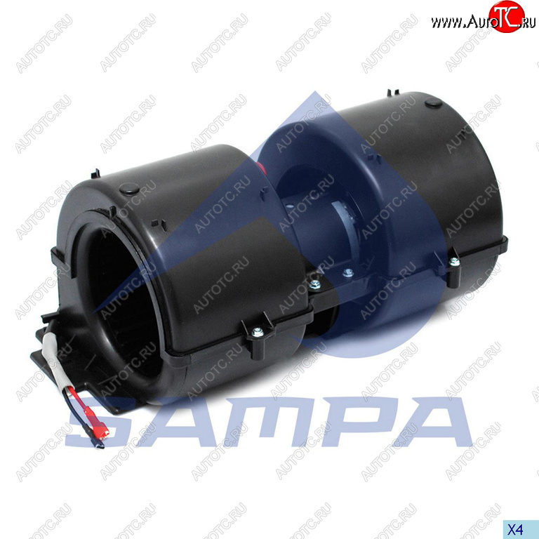7 799 р. Вентилятор DAF 45FA отопителя салона SAMPA SAMPA 051.356  с доставкой в г. Пермь