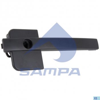 1 269 р. Ручка DAF двери наружная левая (без личники) SAMPA SAMPA 051.362  с доставкой в г. Пермь. Увеличить фотографию 1
